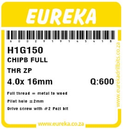 H1G150 - Chipboard Screw -H1G150_label_T